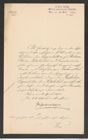 k.k. naturhistorisches Hofmuseum, Intendanzakten 1885-1896 (Hauer), Aktenzahl Z.284/1892, Seite 1